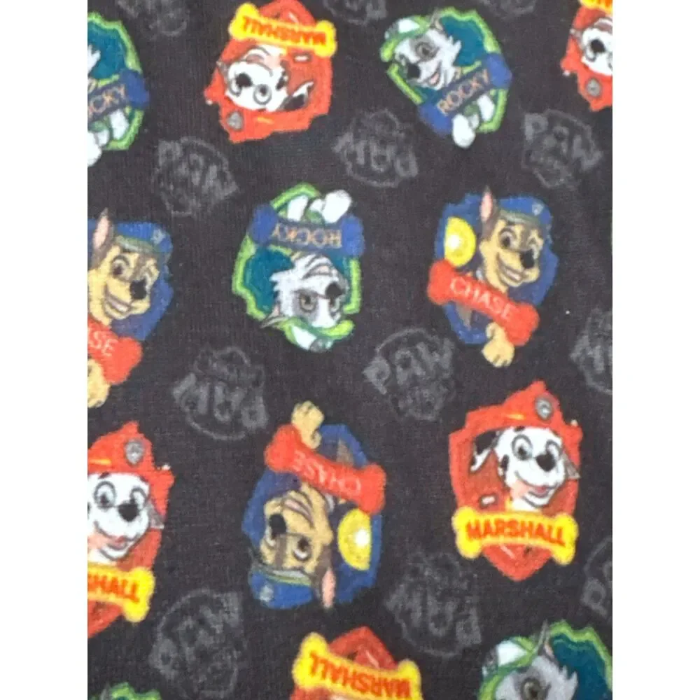 3-4T Pants Joggers Double Brushed Polyester Slim Waist Fit Homemade Paw Patrol